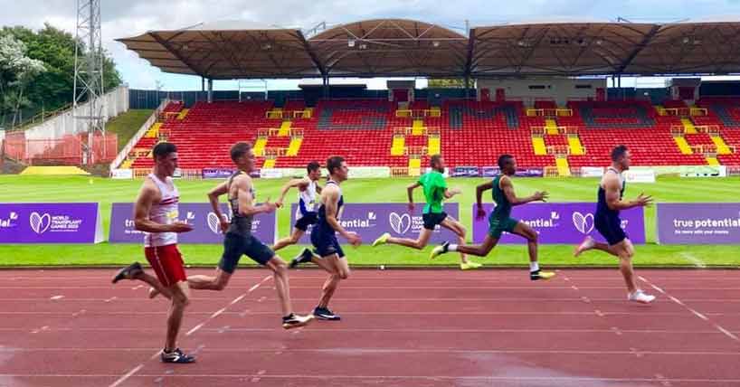 Sam Pooley running