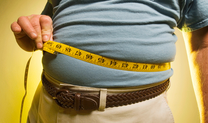 overweight man waist measurement standard image right