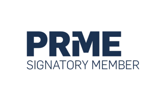 The PRME Signatory Member logo