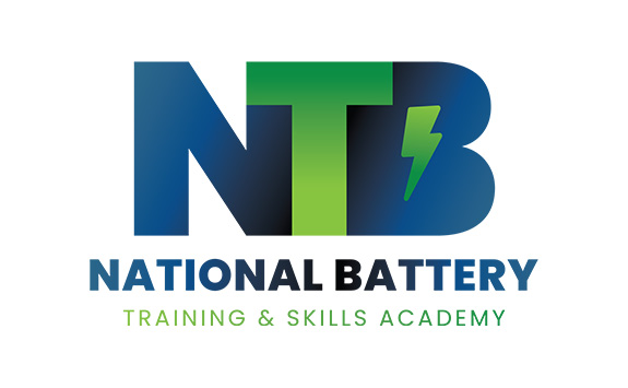 The National Battery Training and Skills Academy logo.